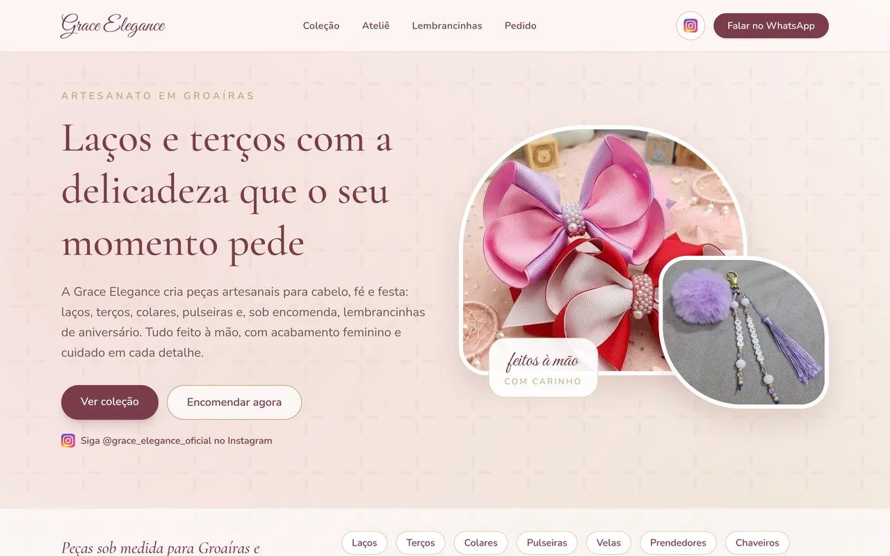 Print do site Grace Elegance